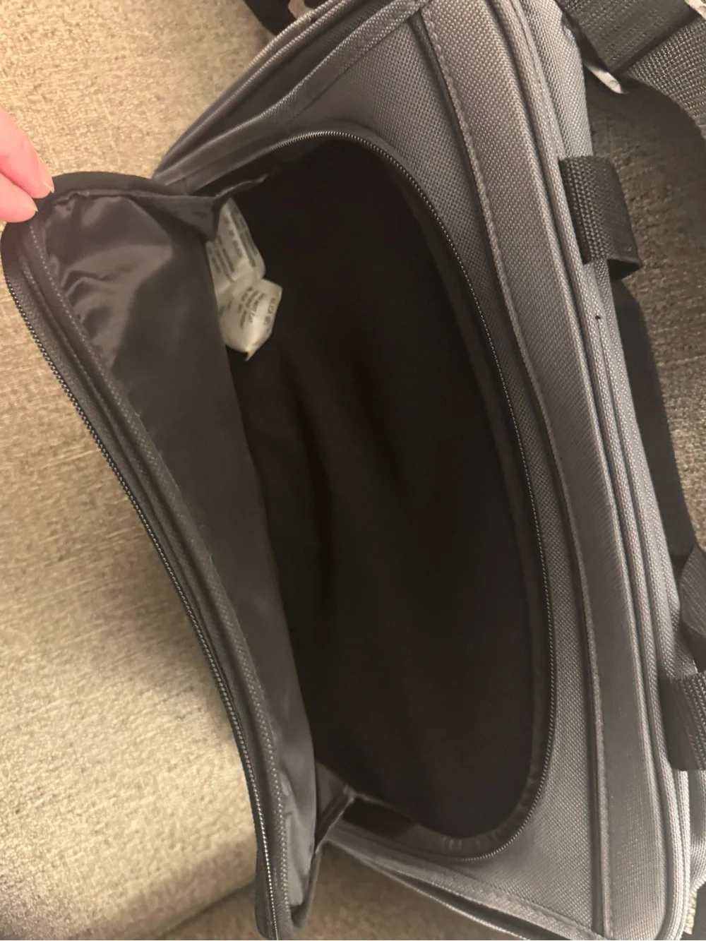 Chaps Gray & Black Laptop Briefcase - Men's Work Bag